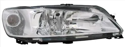 Far dreapta (H7, reglaj electric, fundal cromat) PEUGEOT 306