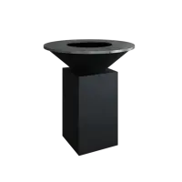 Gratar OFYR Negru 85 cu vatra de gatit pe lemne