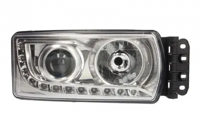Far Dreapta (D1S H7, mecanic, xenon, functii aditionale: lumini de zi, culoare interior: cromat) potrivit IVECO STRALIS I 02.02