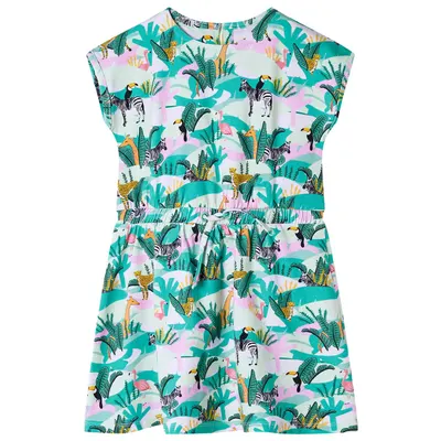 Rochie pentru copii, verde mentă deschis, 128
