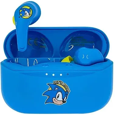 Căști pentru copii OTL Technologies - SEGA Sonic, TWS, albastre