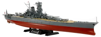 Model asamblabil Tamiya Militar: Nave - Nava de luptă japoneză Musashi