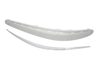 Spoiler bara Fata Stanga set cu banda cromata, grunduit potrivit MERCEDES E T-MODEL S211, E VF211, E W211 2002-2009 2002-2007