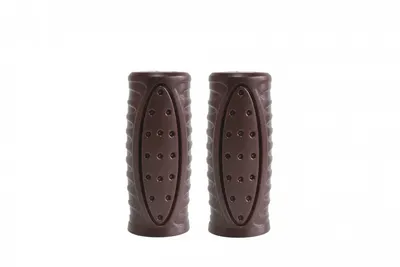 Set 2 mansoane biciclete KRIS Shogun, 90mm, PVC, culoare maro