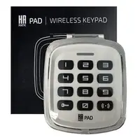 Tastatura wireless pentru automatizari HR PAD, alba, IP54 pentru exterior, functionare cu baterii AAA