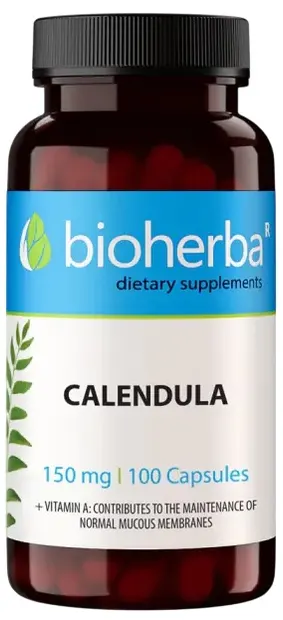 Calendula, 150 mg, 100 capsule, Bioherba