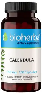 Calendula, 150 mg, 100 capsule, Bioherba