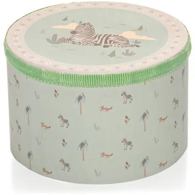 Zopa Wooden Drum jucărie muzicală din lemn Mint 1 buc