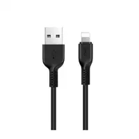 Cablu Date si Incarcare USB-A - Lightning HOCO Flash X20, 18W, 1m, Negru