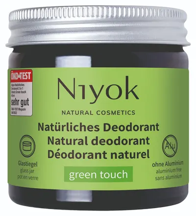 Deodorant crema 100% natural cu aroma de Green Touch, 40ml, Niyok