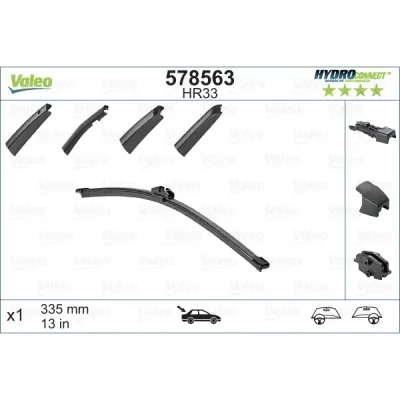 Lamela stergator VALEO 578563