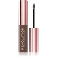 Revolution Brow Fixer gel pentru sprancene culoare Medium Brown 6 ml