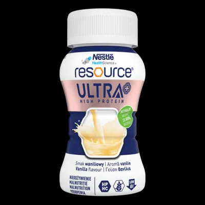 Resource® Ultra High Protein Aromă de Vanilie, 4 x 125 ml, Nestlé Health Science