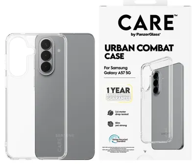 Husă CARE - Urban Combat, Galaxy A57 5G, transparentă