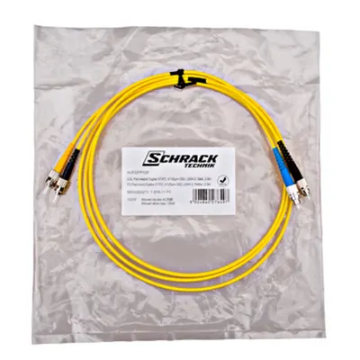 Patchcablu duplex, ST/FC, 9/125µm OS2, 2m