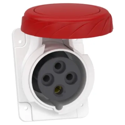 Mureva, Priza industriala inclinata, cu surub, 16A, 3P+E, 380-415V c.a.