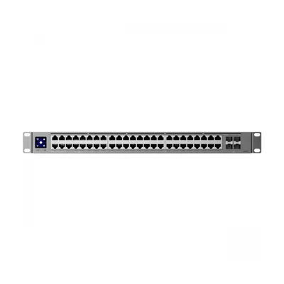 Switch Gigabite rackabil Ubiquiti UniFi USW-PRO-XG-48-POE, 48 porturi, 4x SFP28, 460 Gbit/s, 1080 W, Layer 3, 1U, cu management