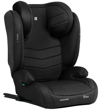 Scaun auto KikkaBoo - i-Stand, IsoFix, i-Size, 100-150 cm, Black