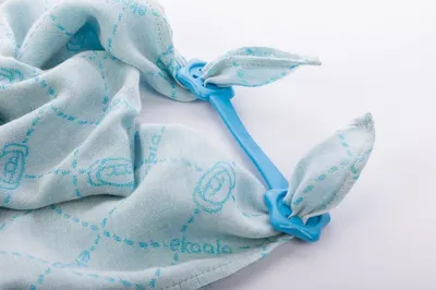 Set Swaddle si suport de prindere baveta eKoala blue