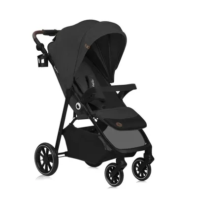 Carucior sport, Lionelo, Emma One, Cu tavita, Suport pahar, Plasa de tantari, Roti EVA, Maner reglabil, Pana la 22 kg, 6 luni+, Conform cu EN1888-1, Gri