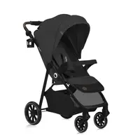 Carucior sport, Lionelo, Emma One, Cu tavita, Suport pahar, Plasa de tantari, Roti EVA, Maner reglabil, Pana la 22 kg, 6 luni+, Conform cu EN1888-1, Gri