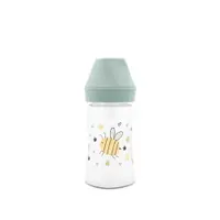 Biberon cu tetina de silicon Lorelli My Friend 250 ml Green