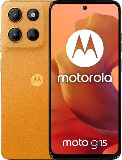 Smartphone Motorola - Moto G15, 6.72'', 8GB/512GB, Sunrise Orange