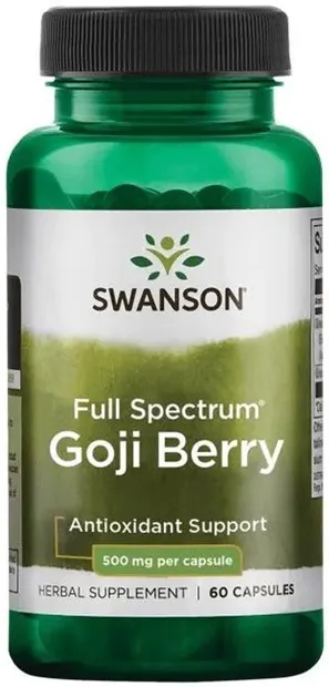 Full Spectrum Goji Berry, 500 mg, 60 capsule, Swanson