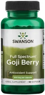 Full Spectrum Goji Berry, 500 mg, 60 capsule, Swanson