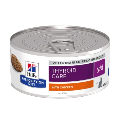 Hill's Prescription Diet Feline y/d Thyroid Care, 156 g