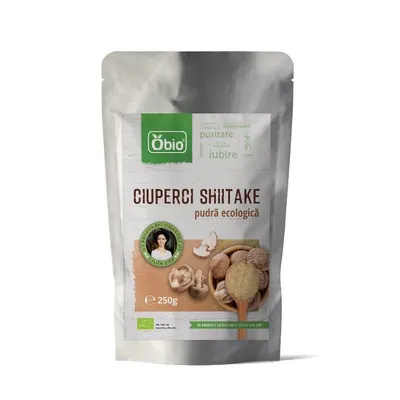Shiitake pudra bio 250g Obio
