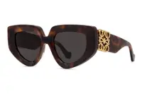 Loewe Anagram Havana Geometric Sunglasses
