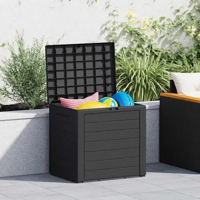 vidaXL Ladă depozitare de grădină antracit 58,5x46x55 cm polipropilenă