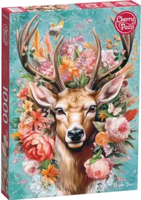 Puzzle Cherry Pazzi din 1000 piese - Cerb colorat