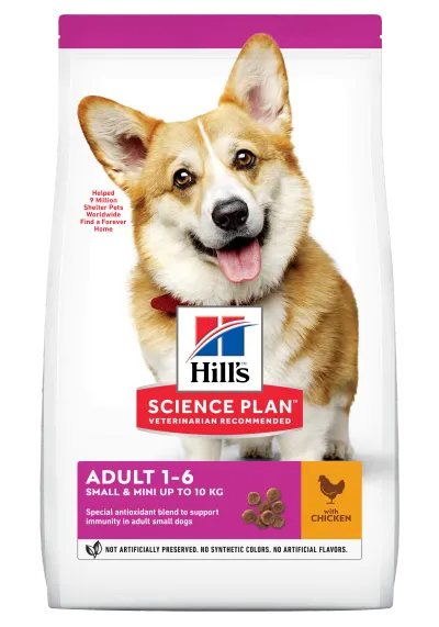 Hrana uscata caini, Hill's Science Plan Canine Adult Small and Mini Chicken, 1.5 kg
