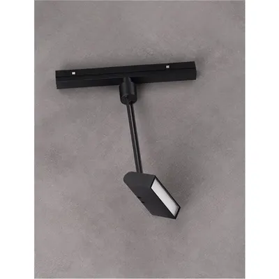 Sistem iluminat pe sina BREDA MAGNETIC Nisipiu Negru Aluminiu 6W DC48V Philips 277Lm >90 3000K IP20