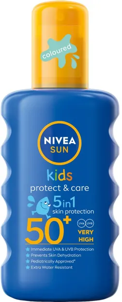 Nivea Sun Spray colorat pentru copii, SPF50, 200 ml