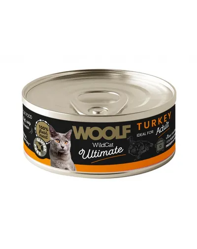 WOOLF Wild Cat Ultimate Turkey Pate 85g hrană pisici, pate curcan