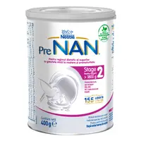 PreNAN Stage 2 Nestlé 400g – Formula Speciala pentru Prematuri si Sugari cu Greutate Mica