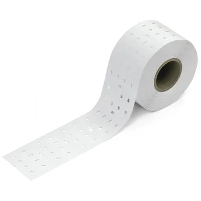 Conductor markers for thread-on mounting; for TP printers; white