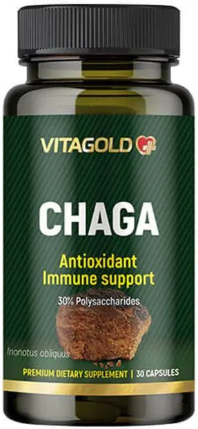 Chaga, 30 capsule, Vitagold