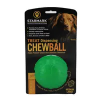 Minge distribuitoare Starmark Chew Ball: Mărimea M-L, cauciuc