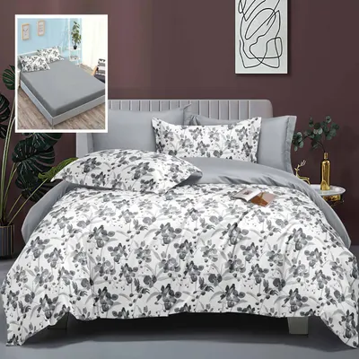Lenjerie de pat elegance 6 piese cu husa (leh11)