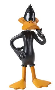 Figurina de actiune The Noble Collection Animation: Looney Tunes - Daffy Duck (Bendyfigs), 11 cm