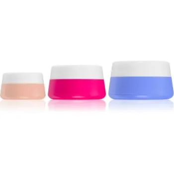 Notino Travel Collection Silicone Travel Jars Set sticluțe pentru călătorie reutilizabile