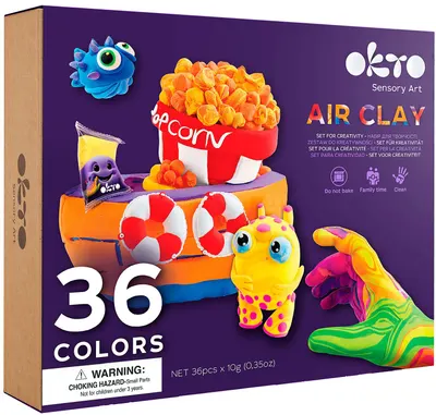 Set creativ cu plastilină Okto - 36 culori