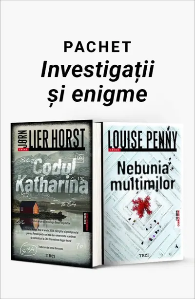 Pachet Investigații și enigme. Codul Katharina/Nebunia mulțimilor