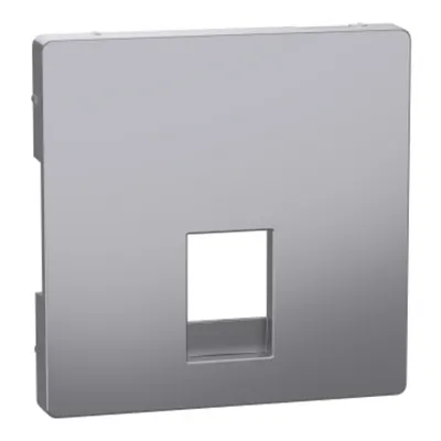 Placa de acoperire, Merten System M, pentru priza telefonica, RJ11/RJ12, otel inoxidabil