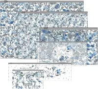 Set de dosare Erich Krause Frozen Beauty, 6 bucăți, dimensiuni diferite