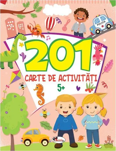 201 carte de activități 5+ - Paperback brosat - Dreamland Publications